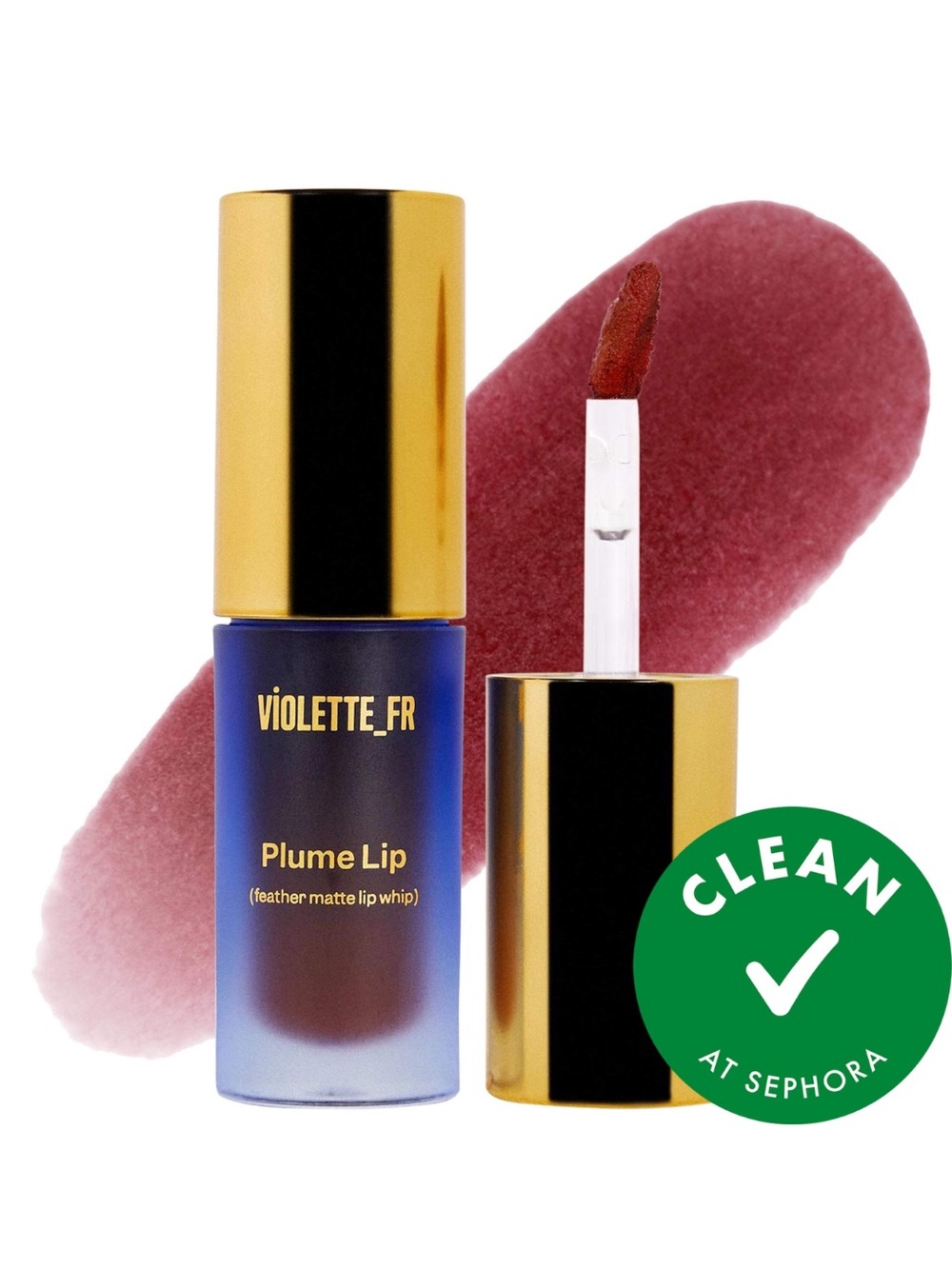 Violette FR Plume Lip Matte Syrah Fume-Deep Berry Wine